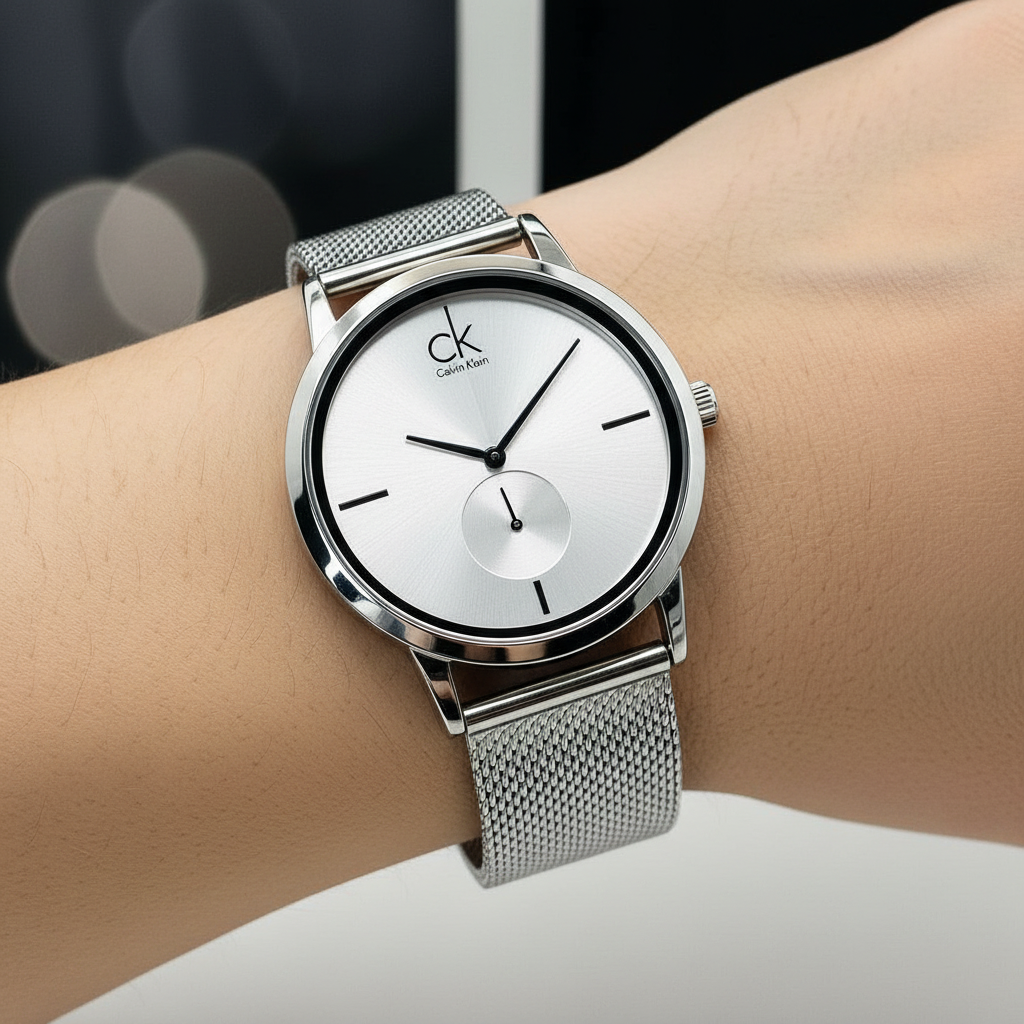 Relógio Calvin Klein Unisex Minimalista – Elegância Atemporal e Resistência Diária