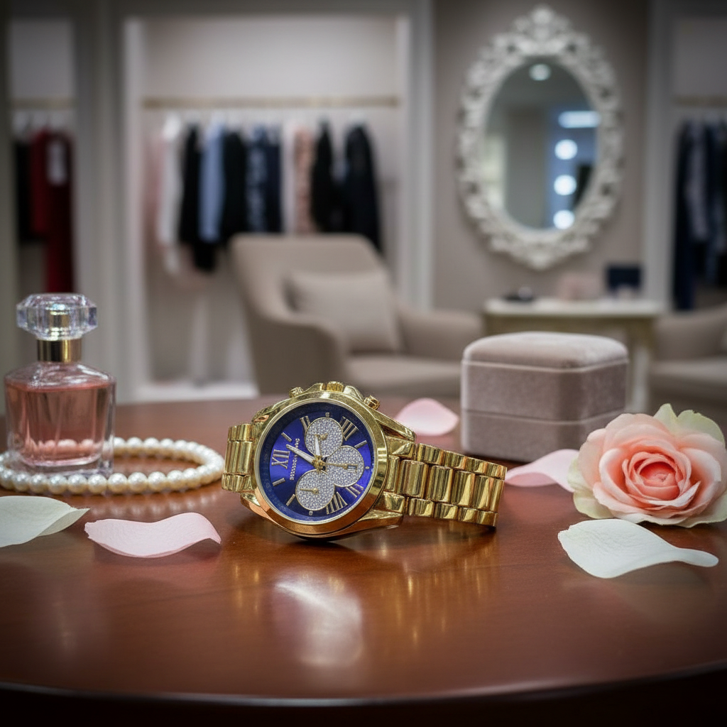 Relógio Michael Kors Chronograph Glamour Feminino