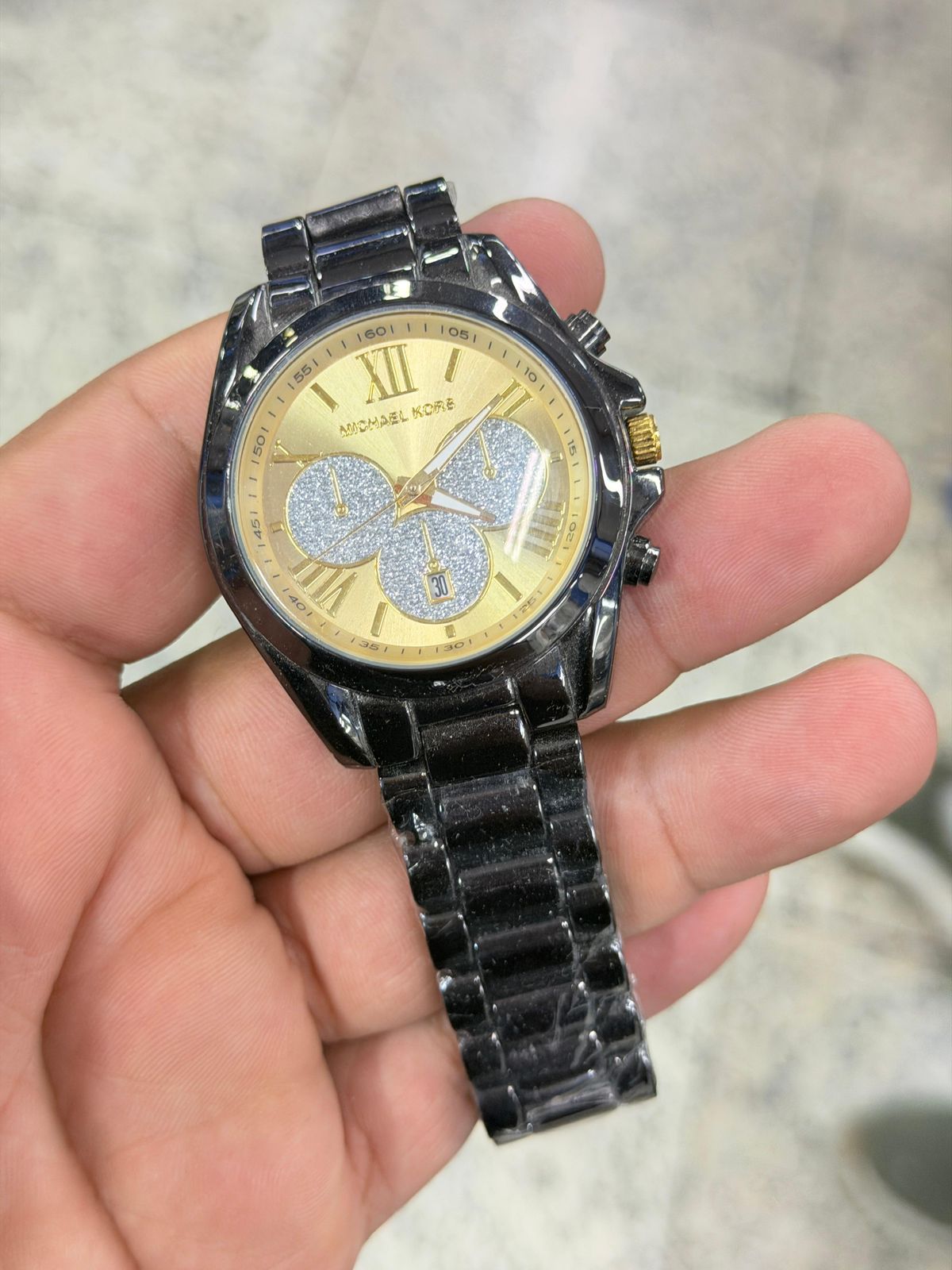 Relógio Michael Kors Chronograph Glamour Feminino