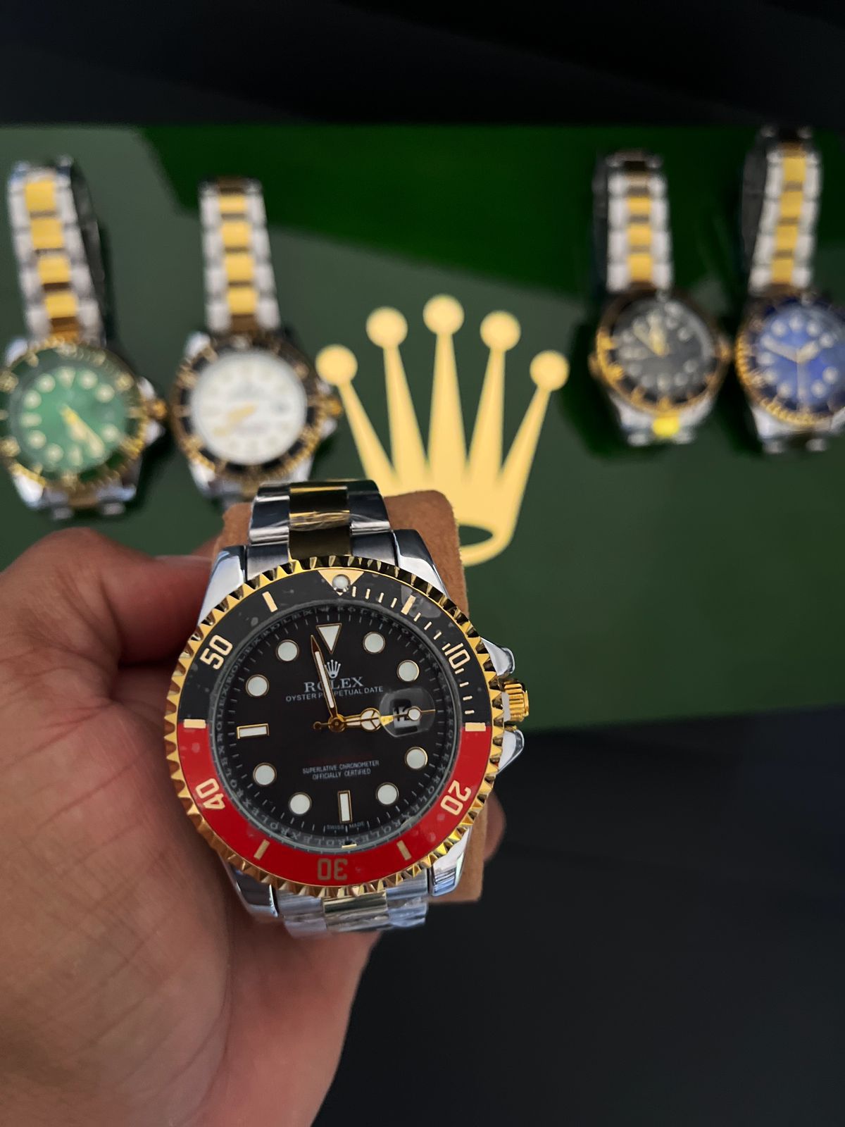 ROLEX SUBMARINER Bimetal | Luxo Suíço Prestige - Edição Modelo Misto Gold & Steel