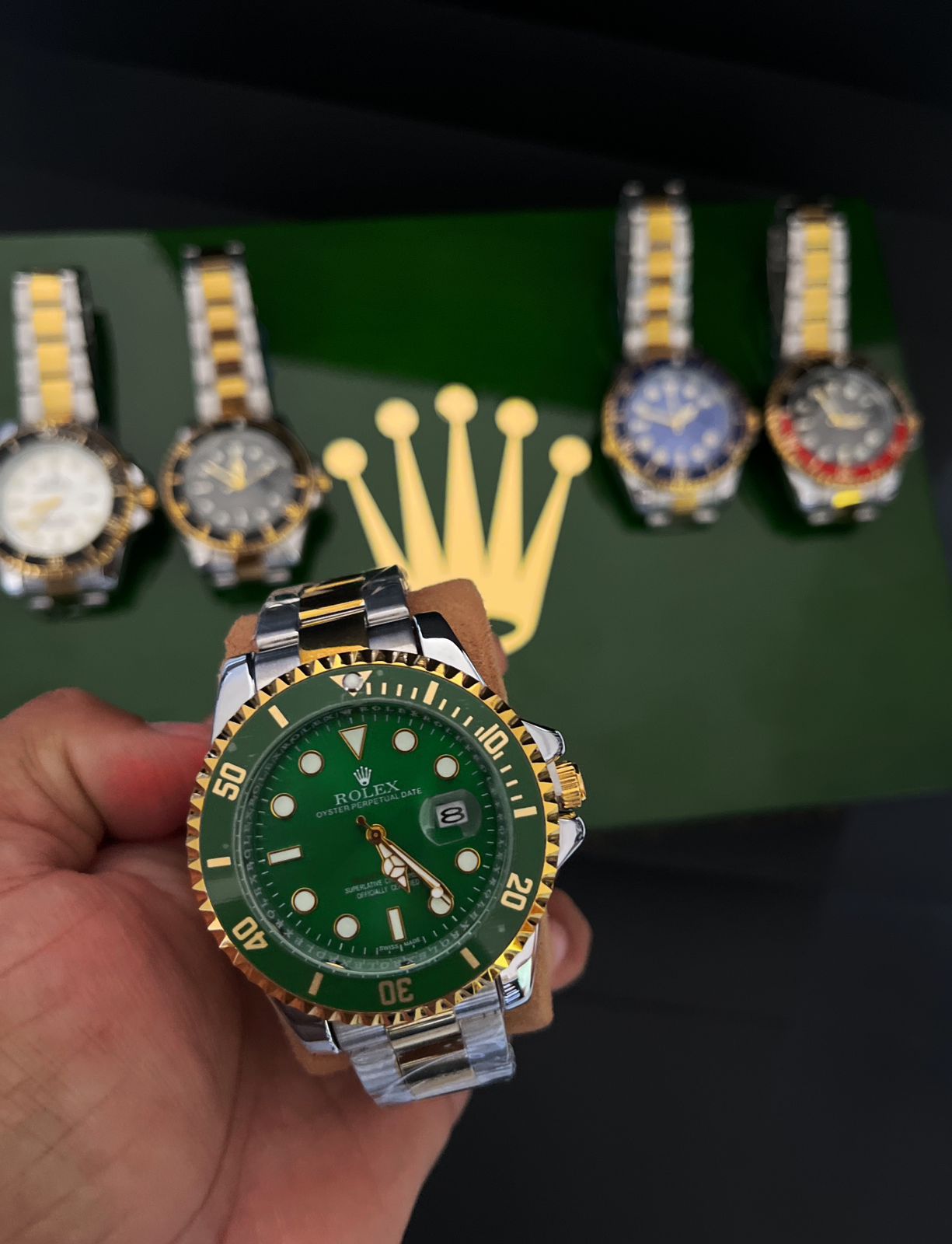 ROLEX SUBMARINER Bimetal | Luxo Suíço Prestige - Edição Modelo Misto Gold & Steel