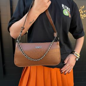 Bolsa Croco Urban SZ – Versatilidade e Estilo em Textura Premium