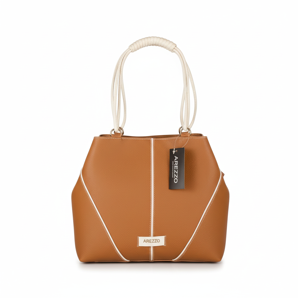 Bolsa Arezzo Geometric Twist Tote