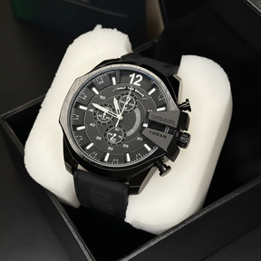 CronoBrave 100BAR – Relógio Masculino Cronógrafo Esportivo com Pulseira de Silicone