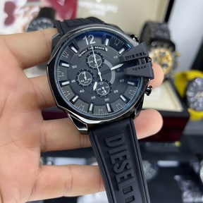 CronoBrave 100BAR – Relógio Masculino Cronógrafo Esportivo com Pulseira de Silicone