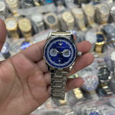 Relógio Masculino Cronógrafo Aço Inox com Calendário – Linha EA