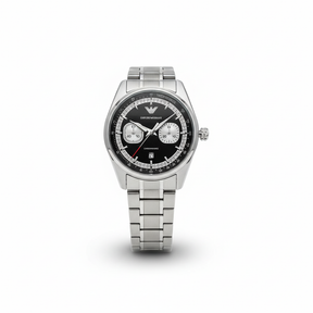 Relógio Masculino Cronógrafo Aço Inox com Calendário – Linha EA