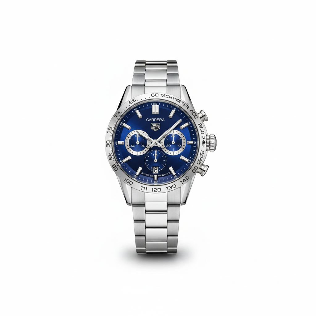 Relógio Cronógrafo Premium – Aço Inoxidável com Taquímetro