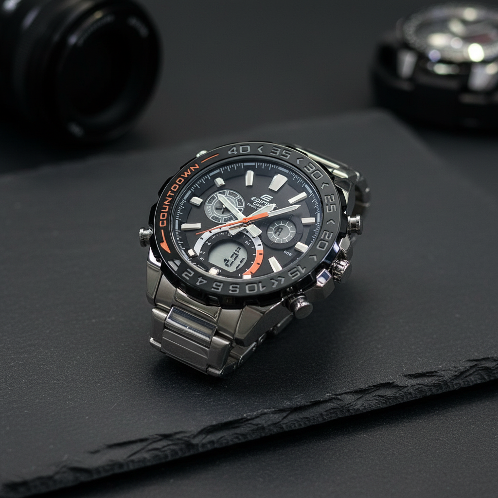 Relógio Masculino Casio Edifice Chrono Sport — Alta Performance e Elegância
