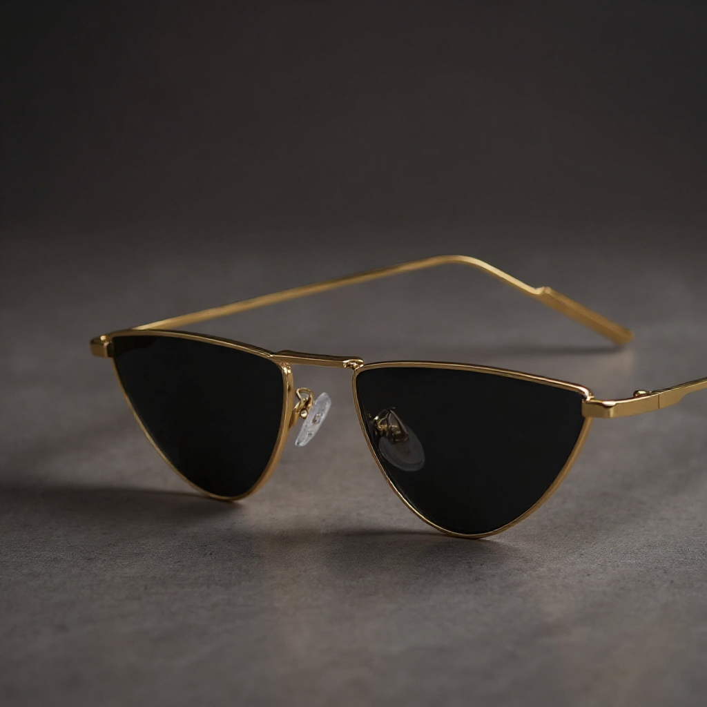 Óculos de Sol Triângulo Metálico