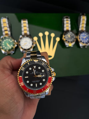 ROLEX SUBMARINER Bimetal | Luxo Suíço Prestige - Edição Modelo Misto Gold & Steel