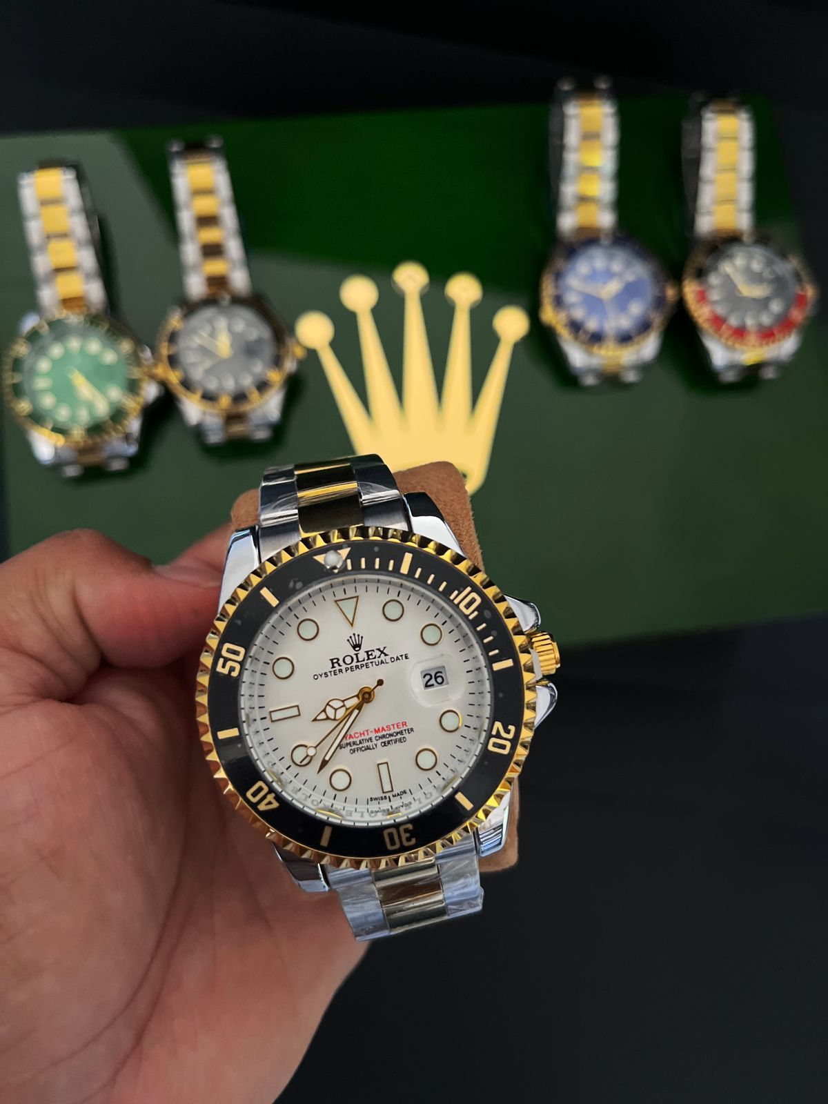 ROLEX SUBMARINER Bimetal | Luxo Suíço Prestige - Edição Modelo Misto Gold & Steel