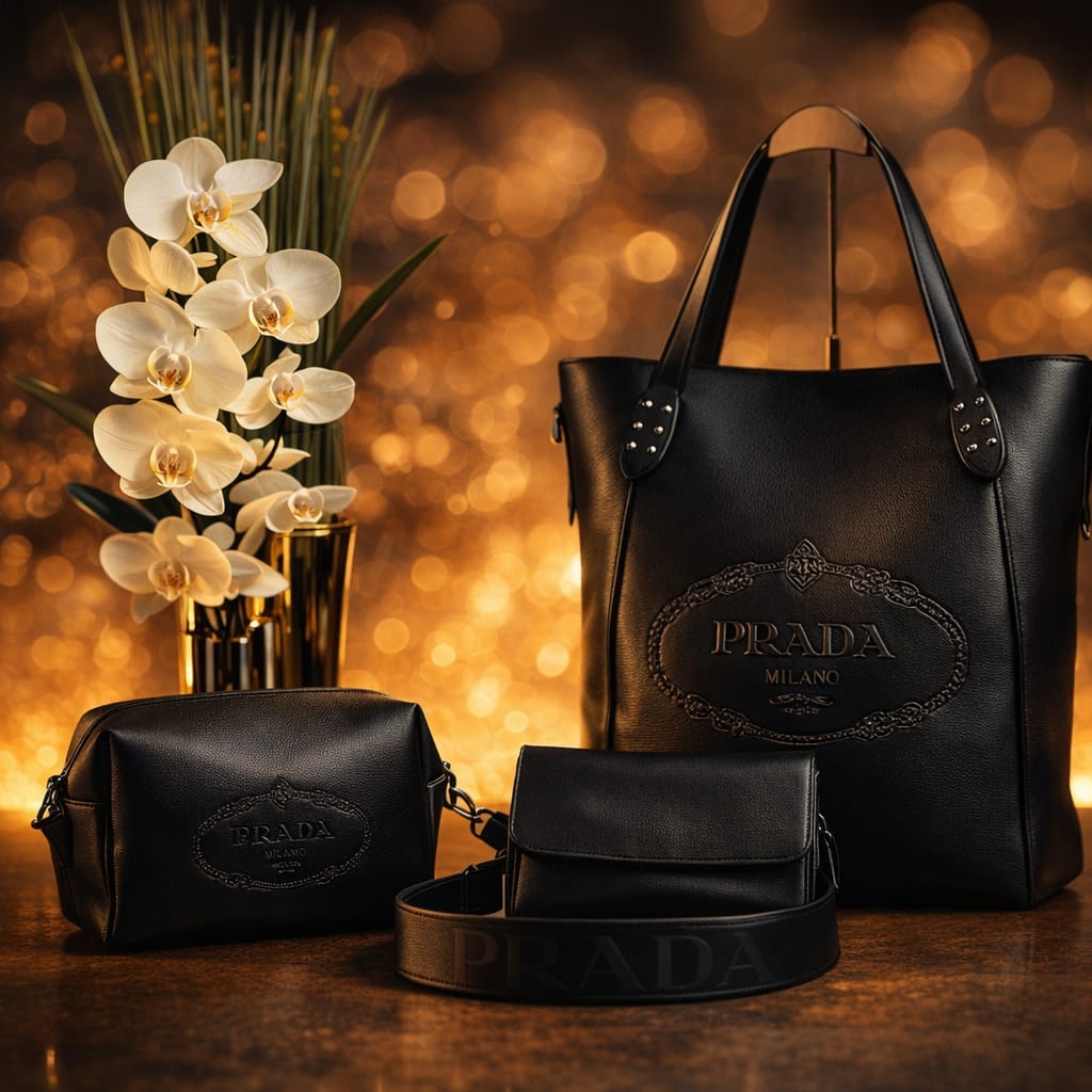 Kit de Bolsas Femininas Premium - Coleção Noir Elegance 3 em 1