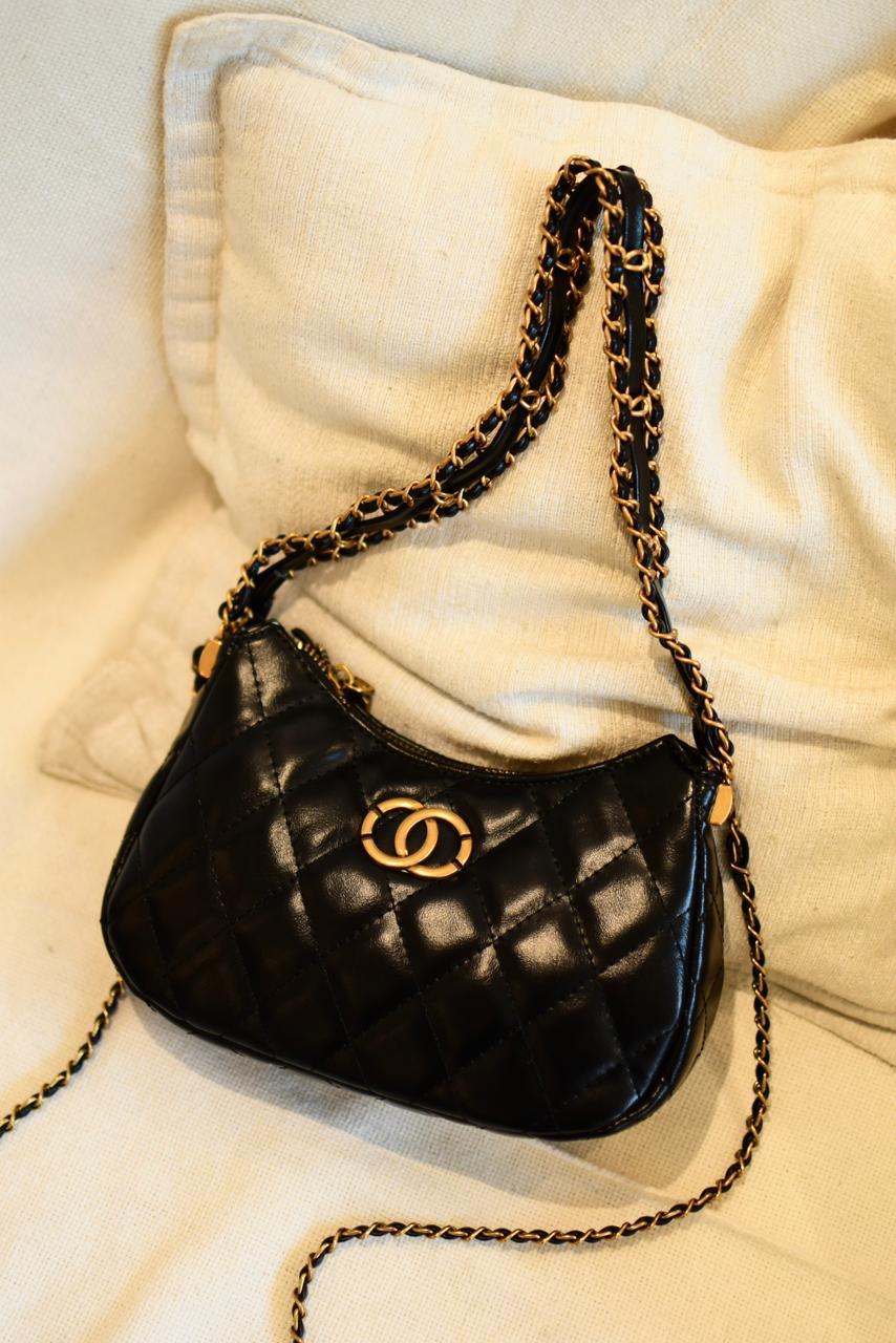 Bolsa CC Luxo – Estilo Chanel Quilted com Corrente